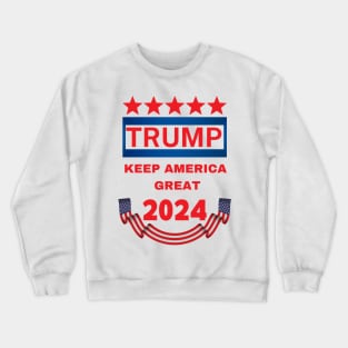 trump keep America great Crewneck Sweatshirt